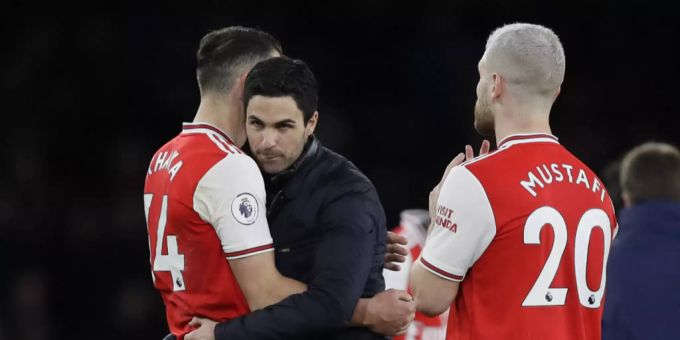 Mikel Arteta stellt sich hinter Granit Xhaka. Granit Xhaka