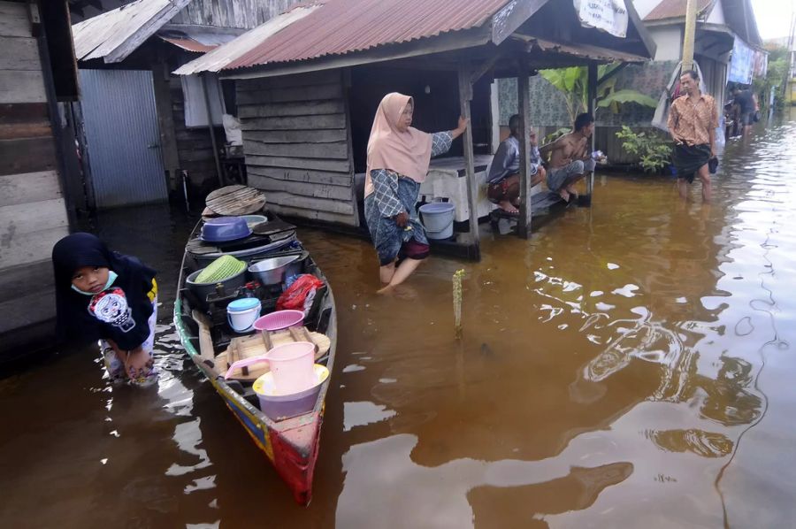 Borneo Überschwemmung