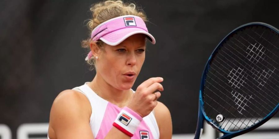 Ist in Palermo dabei: Laura Siegemund. Foto: Marijan Murat/dpa