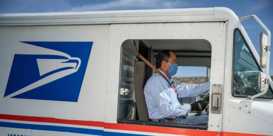 Lieferwagen der Post