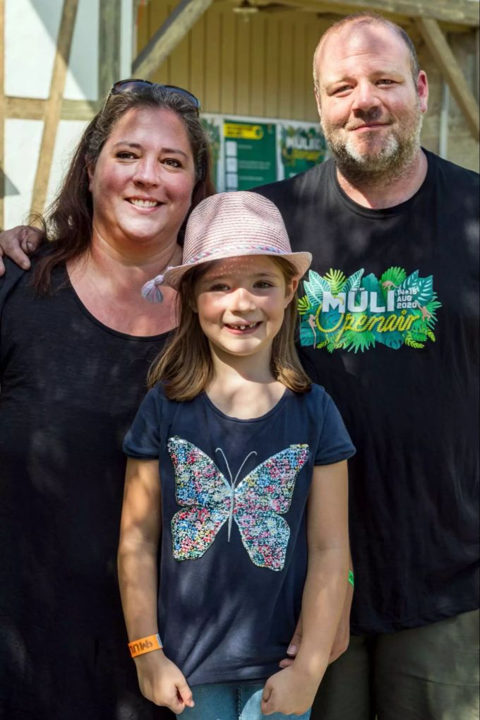 V.l.n.r.: Romy, Ewa und George. Müli Openair
