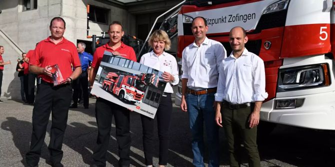 Feuerwehr Zofingen Schlüsselübergabe