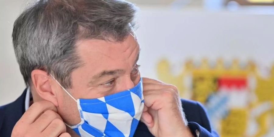 «Wer Grenzen offen halten will, der muss auch für mehr Sicherheit sorgen.»: Markus Söder. Foto: Peter Kneffel/dpa