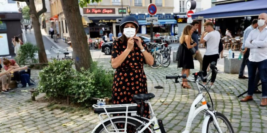 Selbst überzeugte Radfahrerin: Die Pariser Bürgermeisterin Anne Hidalgo