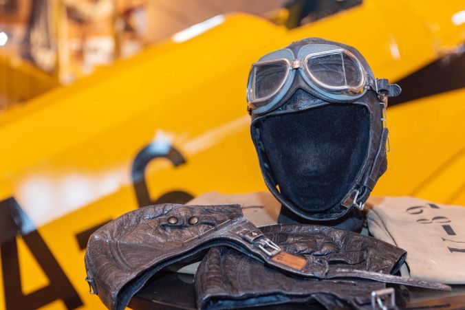 Ausrüstung von anno dazumal: Sauerstoffmasken gab's noch nicht.