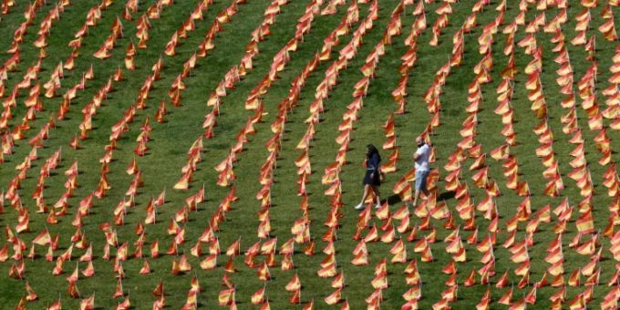 In Madrid - Ausgangsbeschränkung für über eine Million Menschen