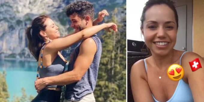«Wunderschön hier» - Zieht Christina nun zu Luca Hänni in die Schweiz?