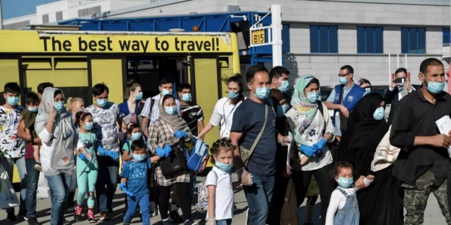 Flüchtlinge auf dem Weg nach Deutschland