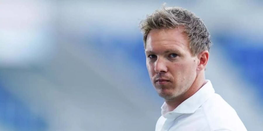 Rechnet RB Leipzig gute Chance für die Finalrunde der Champions League aus: Trainer Julian Nagelsmann. Foto: Uwe Anspach/dpa-Pool/dpa