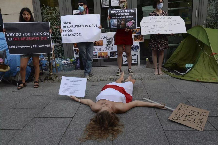 Die Proteste am Donnerstag waren die bisher grössten in Belarus.