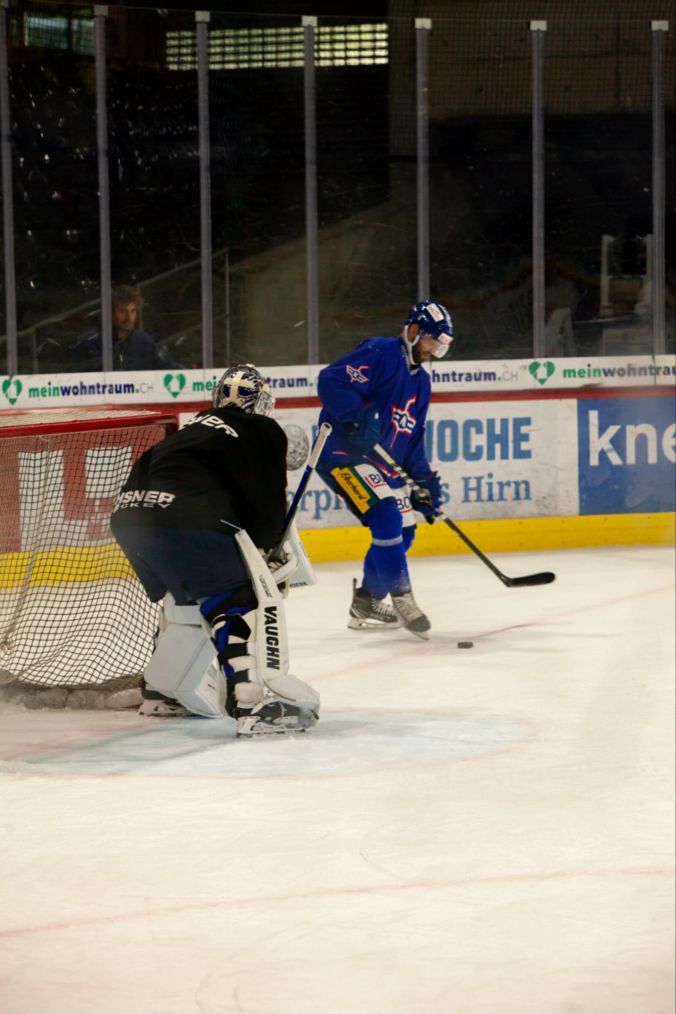 Training des EHC Kloten