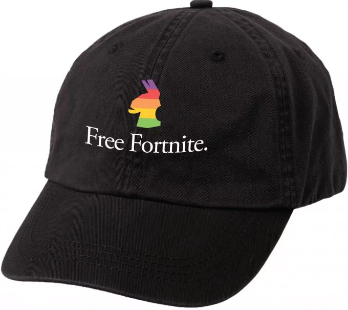 Die 20'000 besten Spieler erhalten einen dieser Hüte mit von Apple inspiriertem Fortnite-Logo kostenlos nach Hause geliefert. Fortnite Apple Hut