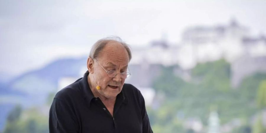 Klaus Maria Brandauer liest in Salzburg. Foto: Neumayr Fotografie - Christian L/APA/dpa