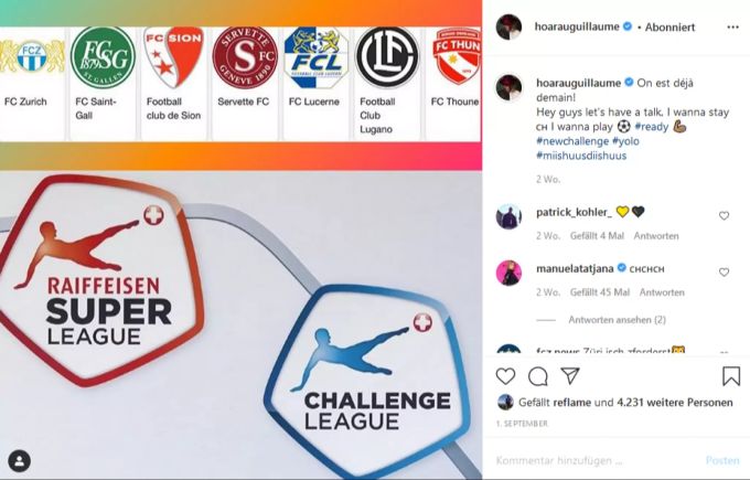 Guillaume Hoarau sucht auf Instagram nach einem neuen Verein. Guillaume HOarau