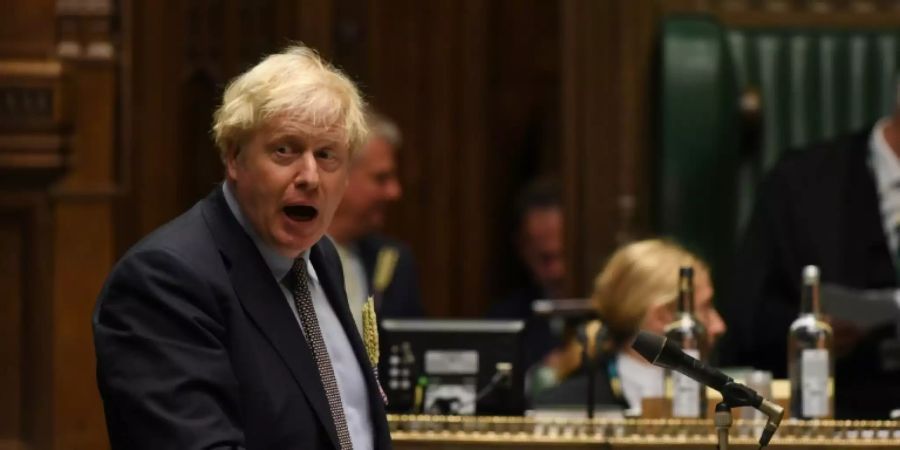 Der britische Premier Boris Johnson im Unterhaus