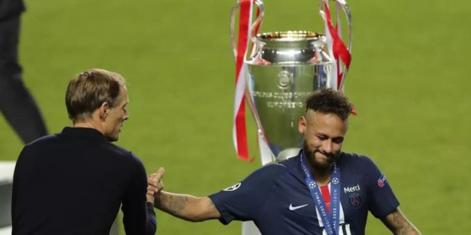 Können sich nach Final-Niederlage gegen Bayern etwas länger ausruhen: PSG-Coach Thomas Tuchel (l) und Superstar Neymar. Foto: Miguel A. Lopes/Pool EPA/AP/dpa Können sich nach Final-Niederlage gegen Bayern etwas länger ausruhen: PSG-Coach Thomas Tuchel (l) und Superstar Neymar. Foto: Miguel A. Lopes/Pool EPA/AP/dpa