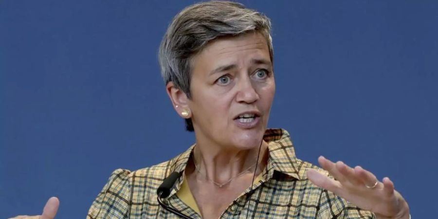 Hochleistungsrechner könnten unter anderem einen Beitrag im Kampf gegen den Klimawandel leisten, sagt Margrethe Vestager. Foto: Michael Sohn/AP/POOL/dpa