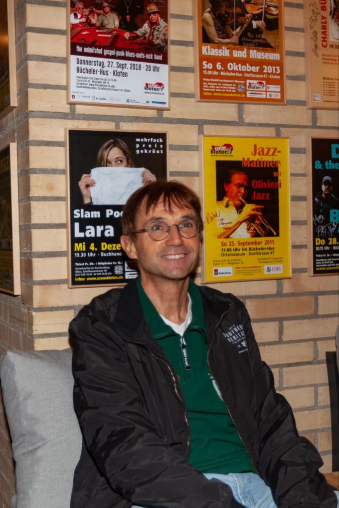 Markus ist aus der Gegend und ein Jazz Liebhaber.