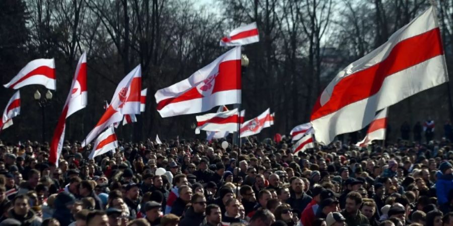 Regierungskritische Proteste in Belarus