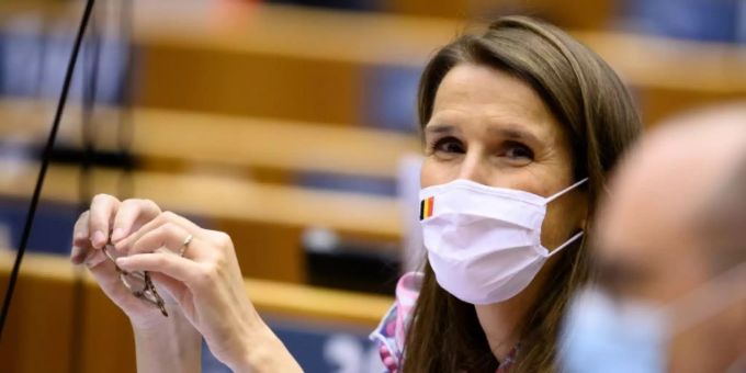 Die belgische Aussenministerin Sophie Wilmès Die belgische Aussenministerin Sophie Wilmès