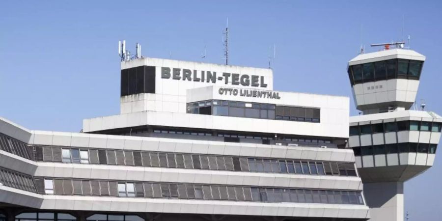 Blick auf den Flughafen "Otto Lilienthal" in Tegel. Foto: Carsten Koall/dpa