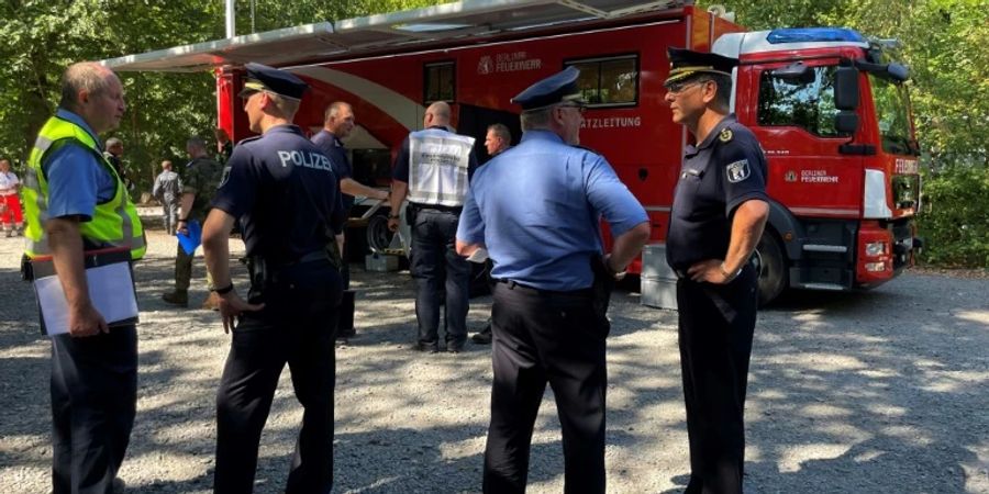 Einsatzkräfte in Berlin