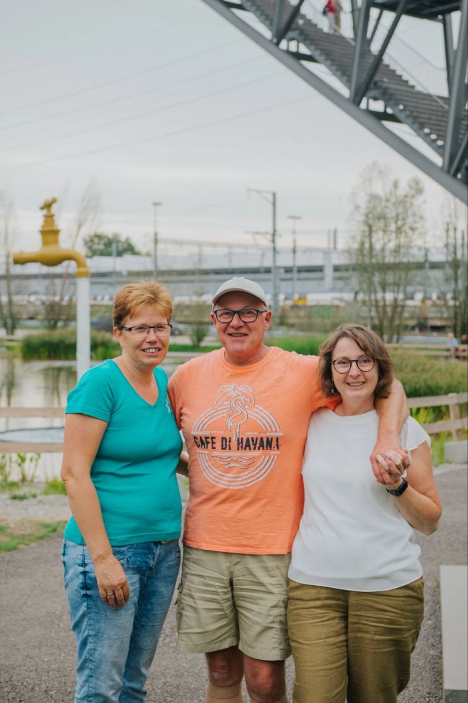 Birigit aus Norddeutschland zu Besuch bei Coni und Barbara Stadler aus Oberwinterthur