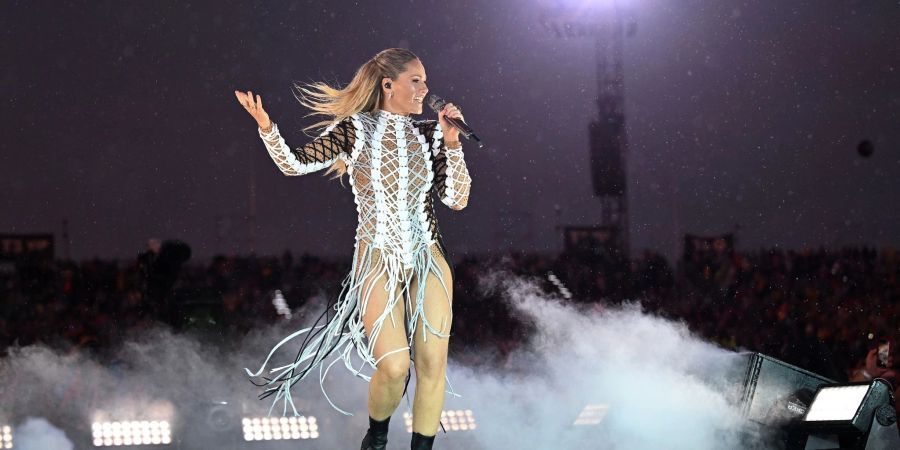 Sie ist wieder da: Helene Fischer hat ein Mega-Konzert in München gegeben.