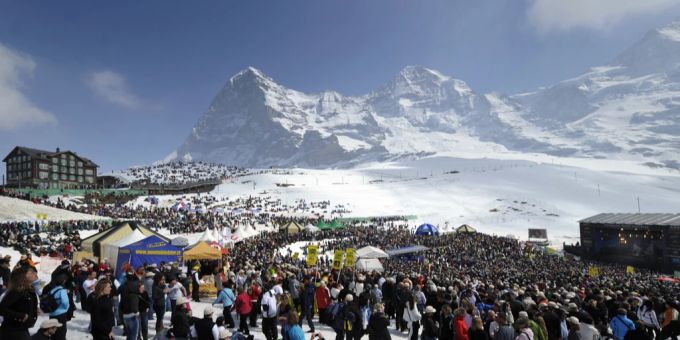 2010 fand das Snowopenair noch auf der Kleinen Scheidegg statt. Snowopenair