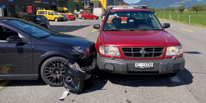 Beim Unfall wurden keine Personen verletzt.