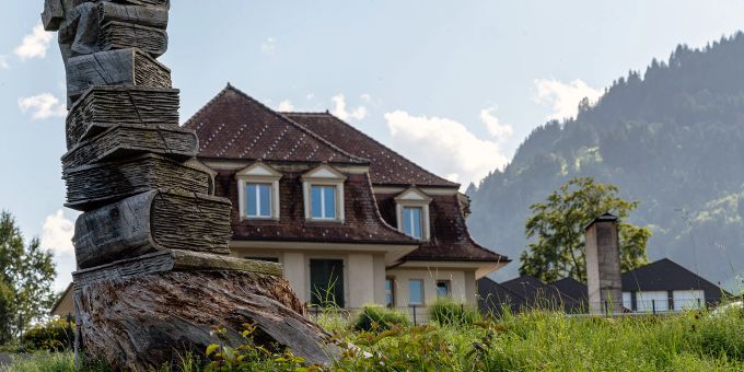 Das Oberstufenschulhaus von Frutigen. Das Oberstufenschulhaus von Frutigen.