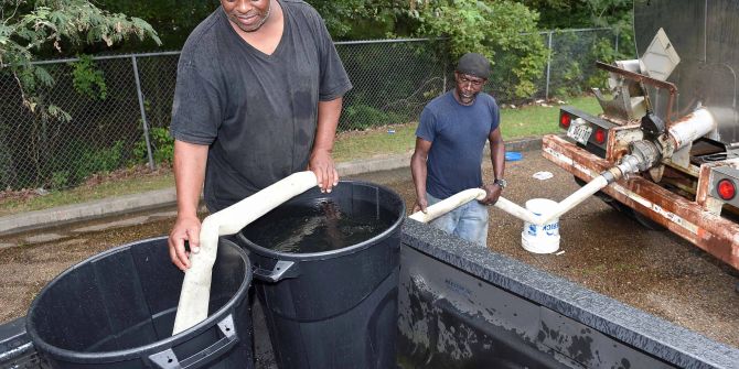 Water crisis resulting from flooding in Jackson, Mississippi