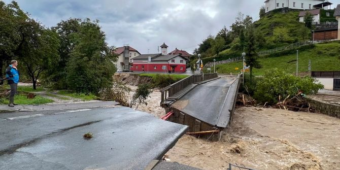 Unwetter in Slowenien