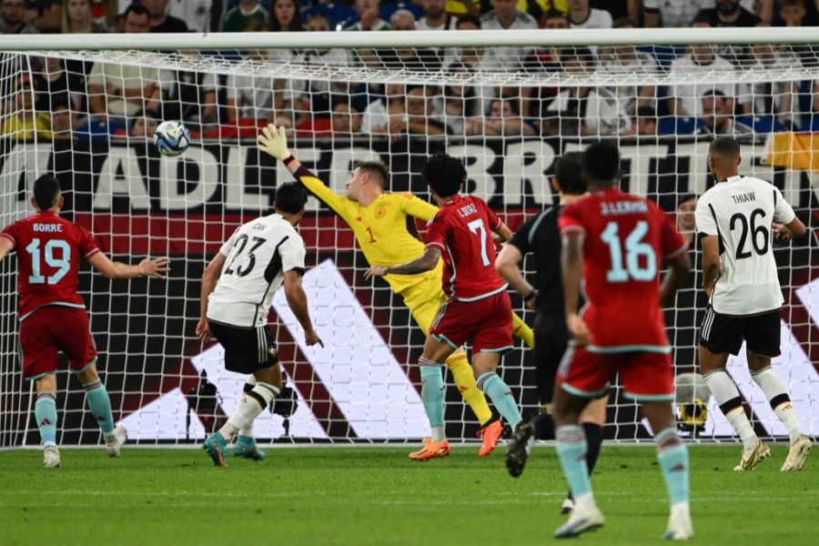 Gegen Kolumbien unterliegen die Deutschen mit 0:2.