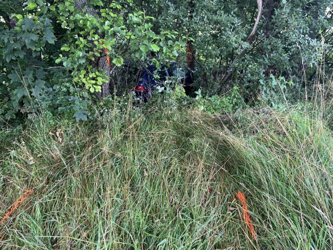 Beim Unfall entstand ein Sachschaden. Unfall in Ricken