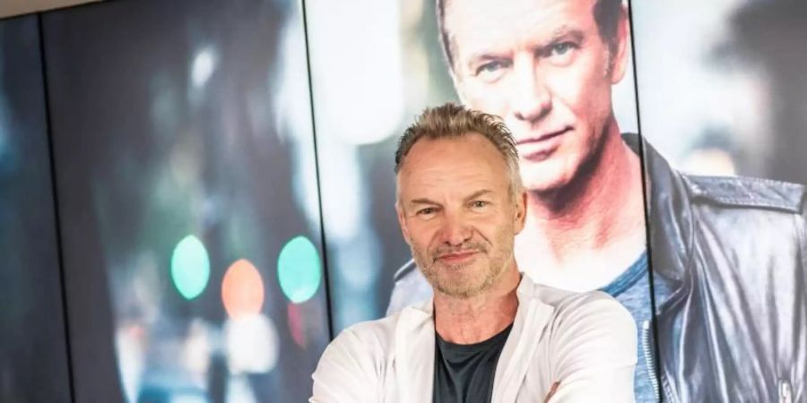 Rockstar Sting wird für sein Lebenswerk ausgezeichnet. Foto: Frank Rumpenhorst/dpa