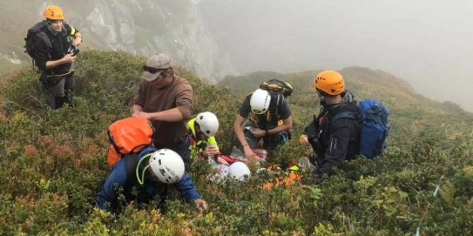 Vermisstensuche im unwegsamen Gelände