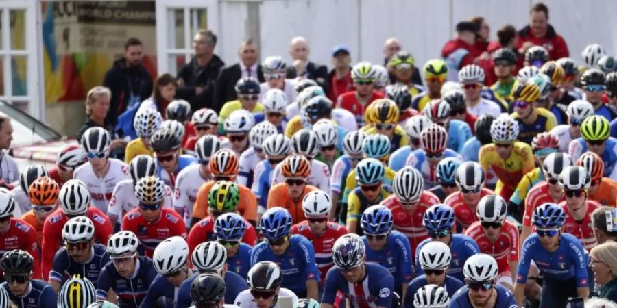 Bei den Strassenrennen der Junioren sind die Deutschen leer ausgegangen. Foto: Manu Fernandez/AP