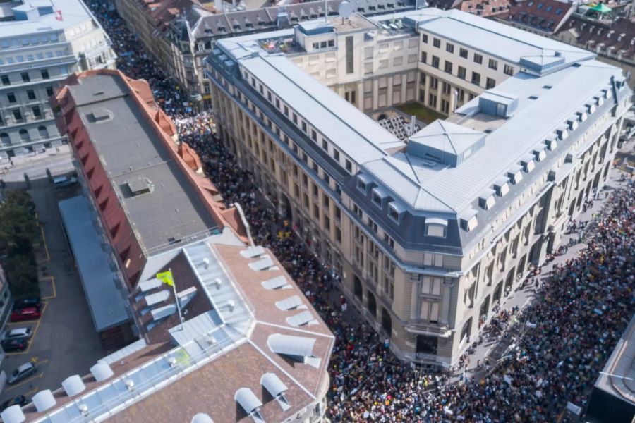 Die Demo in Bern.