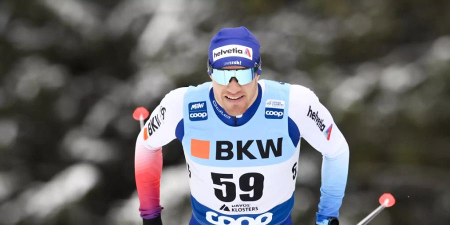 Nicht zufrieden mit seinem Sprint-Prolog: Dario Cologna in Davos