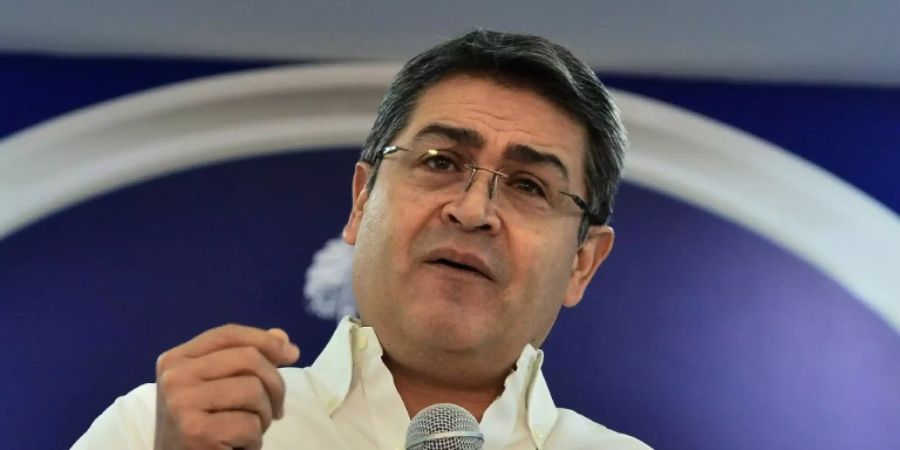 Honduras Präsident Juan Orlando Hernández