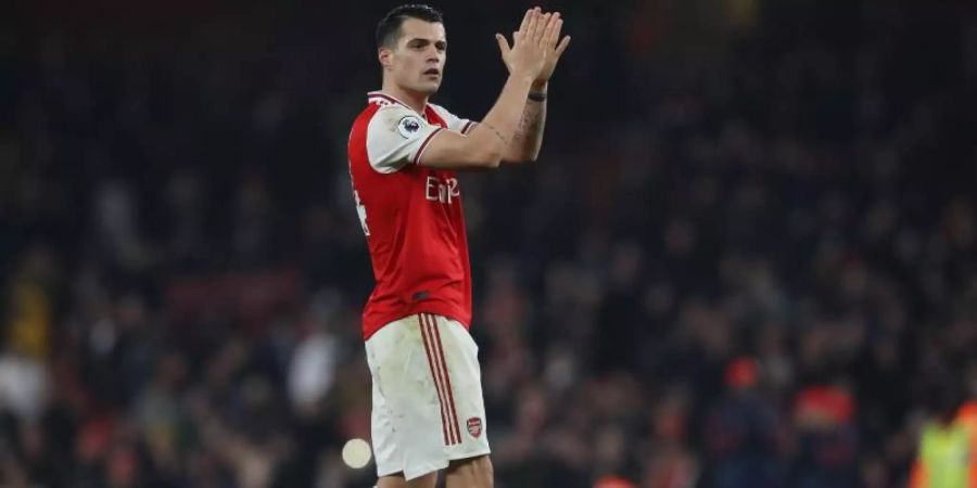 Granit Xhaka spielt unter dem neuen Arsenal-Trainer Mikel Arteta wieder eine grosse Rolle. Foto: Paul Terry/CSM via ZUMA Wire/dpa