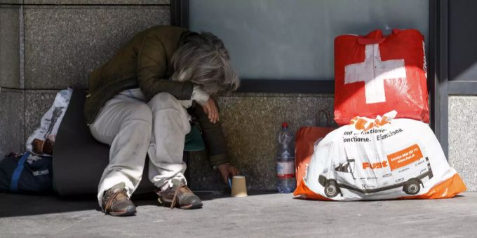 Fast neun von zehn der gesamten Obdachlosen in Genf sind Migranten. Obdachlos
