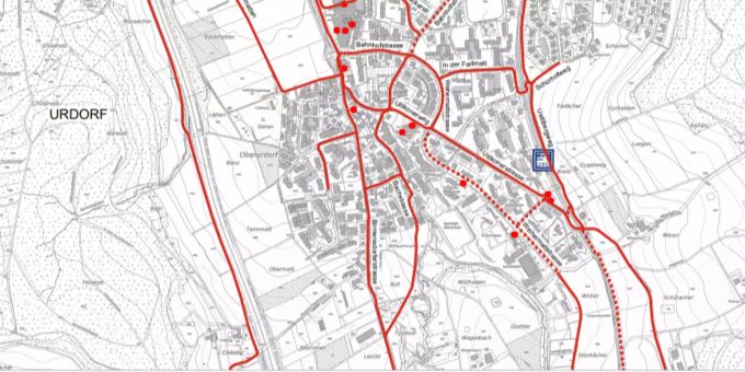 Welche Velonstrecken gibts und welche sind geplant? Die neu digitale Velokarte der Gemeinde Urdorf