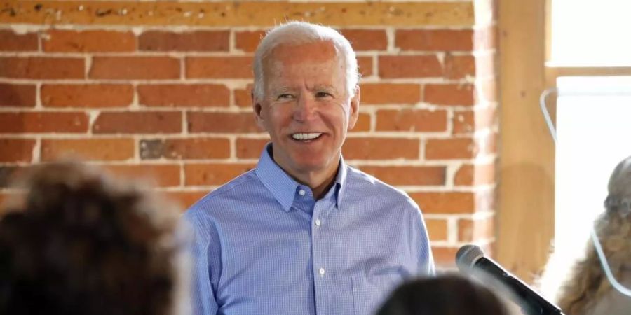 Im Wahlkampf: Joe Biden, Präsidentschaftskandidat der US-Demokraten und Vizepräsident unter Obama. Foto: Mary Schwalm/AP