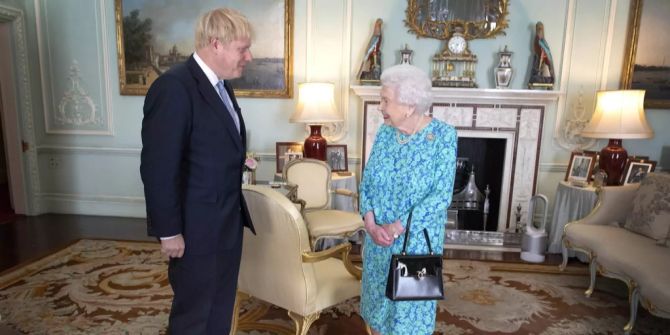 Boris Johnson Queen