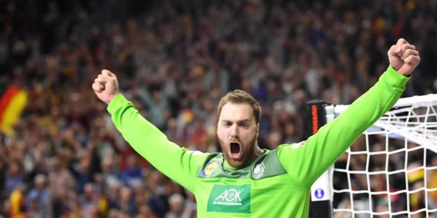 Deutschlands Torwart Andreas Wolff freut sich auf die Handball-EM. Foto: Marius Becker/dpa