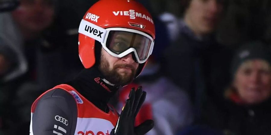 Selbstkritisch: Skisprung-Ass Markus Eisenbichler. Foto: Hendrik Schmidt/dpa-Zentralbild/dpa