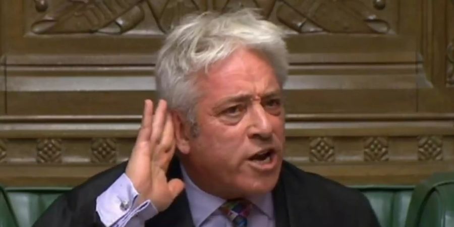 Britischer Parlamentspräsident John Bercow