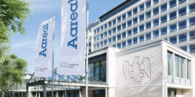 Die Aareal Bank hat ihren Sitz in Wiesbaden (D). aareal bank ag